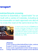 CIVITAS QUOTES: CIVITAS & Transport - Raised pedestrian/bicycle crossing