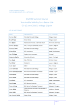 CIVITAS Summer Course - List of Participants