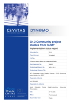 D1.5 Implementation Stat Rep G1.2 Community project studies under Gdynia’s SUMP