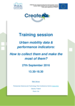 CREATE Draft agenda training session CIVITAS Forum