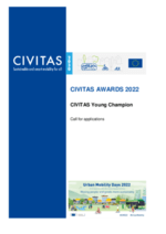 CIVITAS Young Champion Award 2022 - call for applications