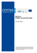 CIVINET Annual Plan 2025 - Call Information