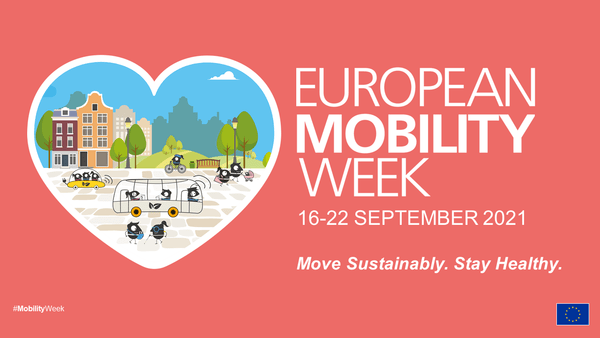 Mobility Week Banner in pink
