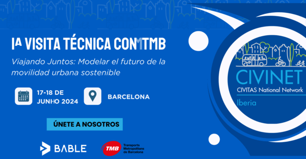 Banner for visit with TMB in Barcelona