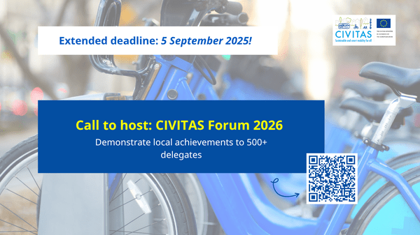 Deadline Extended: Host the CIVITAS Forum 2026 Host the CIVITAS Formu 2026: Apply by 5 September 2025