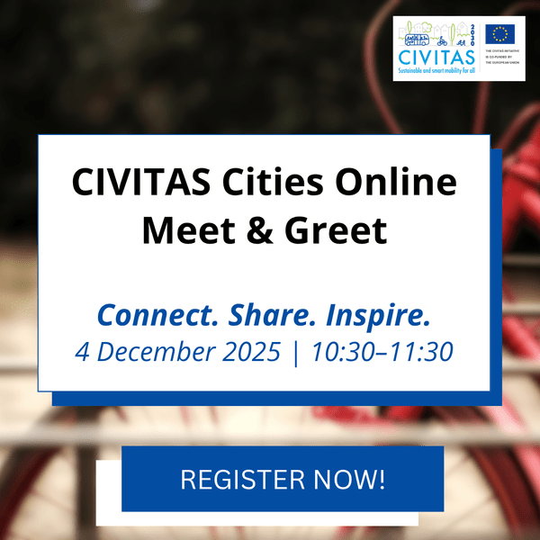 Registration now Open for CIVITAS Cities Online Meet & Greet