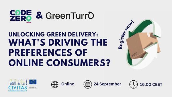 Webinar - Unlocking Green Delivery: What’s driving the preferences of online consumers? Webinar - Unlocking Green Delivery: What’s driving the preferences of online consumers?