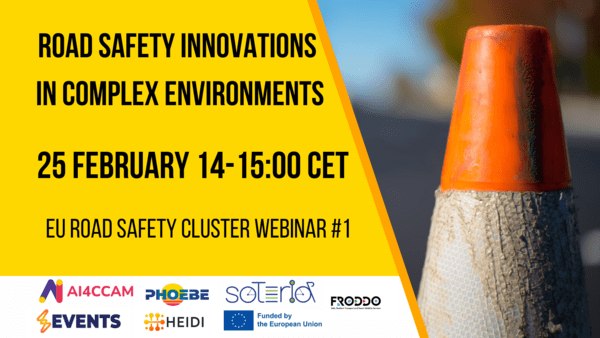 Webinar graphic for the Road Safety Cluster 