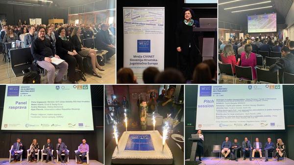 Collage of pictures from the event