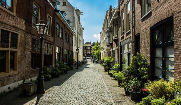 Picture of a street in the City of Groningen