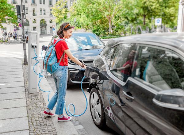 Charging car