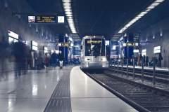 Approaching train