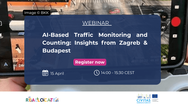 AI-Based Traffic Monitoring and Counting: Insights from REALLOCATE pilots in Zagreb & Budapest