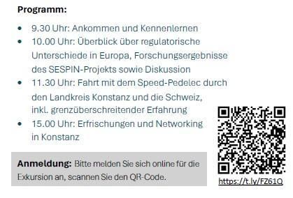 Speed-Pedelecs: Einladung zur Fachexkursion im Dreiländereck