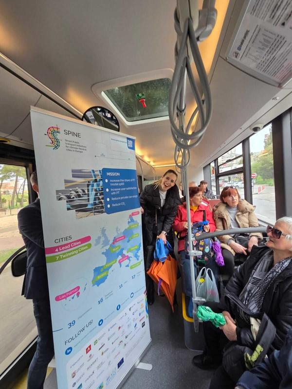 Šibenik hosts Pop-Up Exhibition to promote Sustainable Urban Mobility SPINE pop-up exhibition