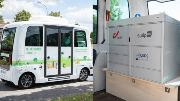 E-vehicle holding packages
