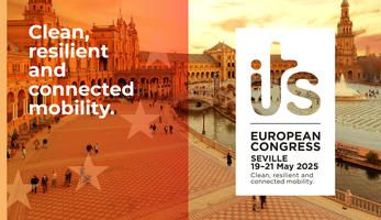 Clean, resilient and connected mobility. ITS European Congress, taking place in Seville between 19 - 21 May 2025.