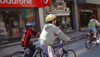 Boy on bike
