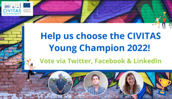 Help us choose the winner of the CIVITAS Young Champion award
