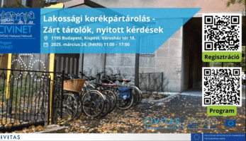  Magyar CIVINET 30. találkozója - Lakossági kerékpártárolás - Zárt tárolók, nyitott kérdések 