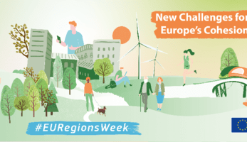 Illustrated scene provided by the European Week of Regions and Cities