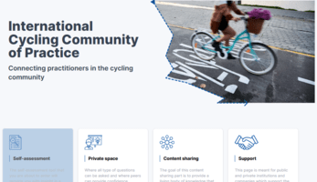 Screenshot of the ICCOP landing page