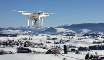 Drone in winter