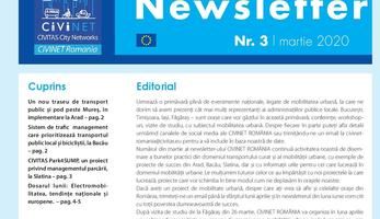 CIVINET newsletter Romania front page