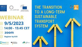 Long-term sustainable transport system webinar image