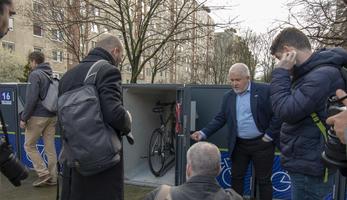 Best practices on public bike storage by Municipality of Kispest