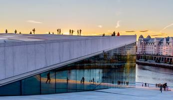 Oslo at sunset