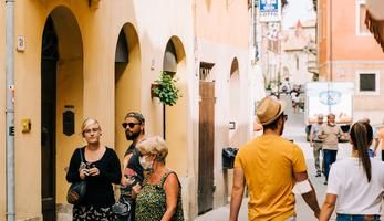 Pedestrians in Italy