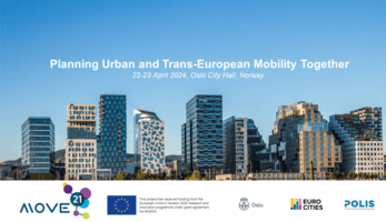 Planning Urban and Trans-European Mobility Together 2024
