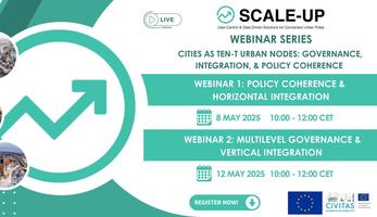 Graphic visual showing webinar info