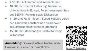 Speed-Pedelecs: Einladung zur Fachexkursion im Dreiländereck