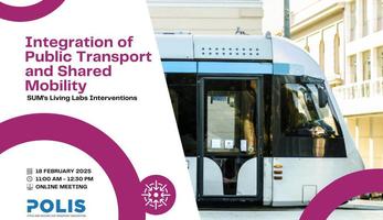 SUM Webinar on integration of public transport and shared mobility Bisual on SUM Webinar on integration of public transport and shared mobility