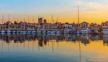Sunset on the water