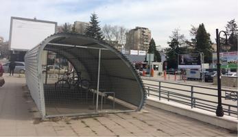 Image of new bicycle garage in Varna