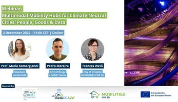 Webinar: Multimodal Mobility Hubs for Climate Neutral Cities
