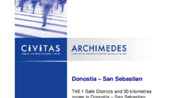 Safe Districts and 30 kilometres zones in Donostia – San Sebastian