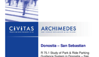 Study of Park & Ride Parking Guidance System in Donostia – San Sebastian