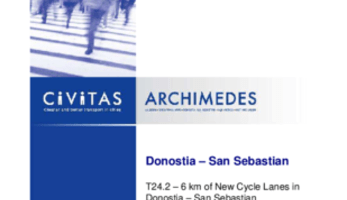 6 km of New Cycle Lanes in Donostia – San Sebastian