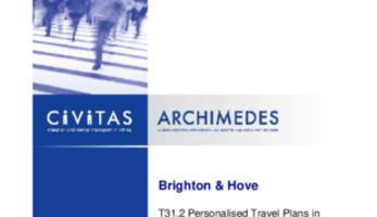 Personalised Travel Plans in Brighton & Hove