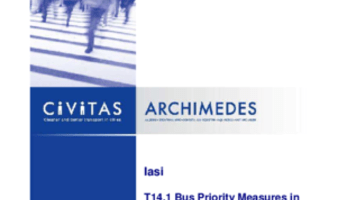 Bus priority measures in Iasi