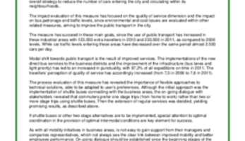 Evaluation Report: Business District Bus Service in DSS