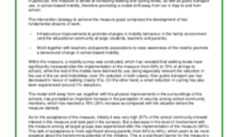 Evaluation Report: Travel Plans (Schools) in DSS