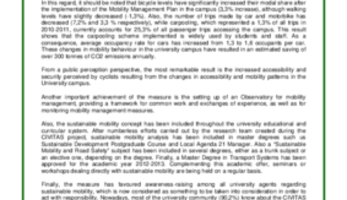 Evaluation Report: Mobility management for university campus in DSS