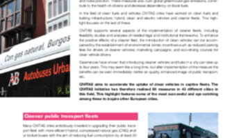 CIVITAS Highlight on clean fleets and fuels