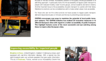 CIVITAS Highlight on accessibility