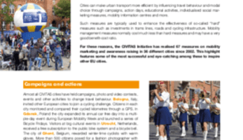 CIVITAS Highlight on marketing and awareness raising